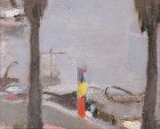 Clarice Beckett Mordialloc Pier oil painting